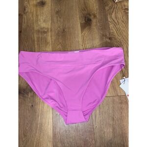 Calia by Carrie‎ Underwood Women's Wide Banded Bottom XXL Mid Rise Purple Bikini